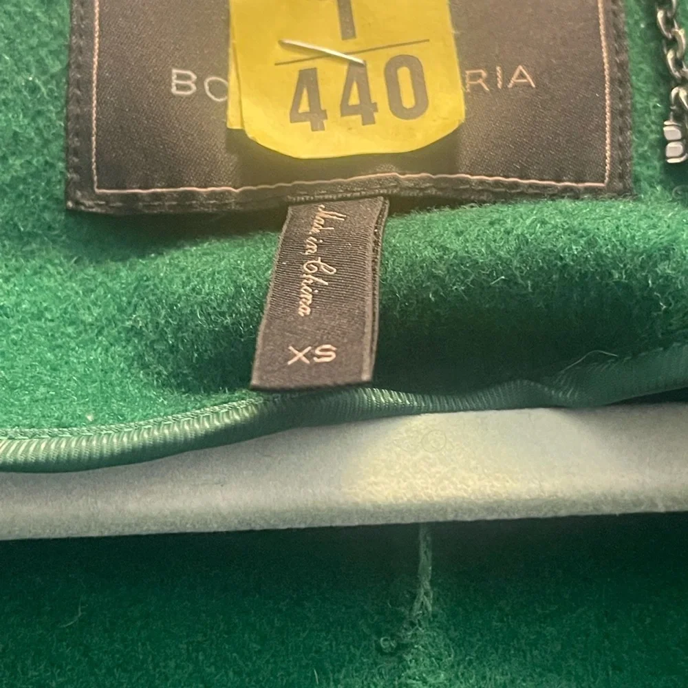 BCBGMaxAzria green wool blend coat - Picture 13 of 15